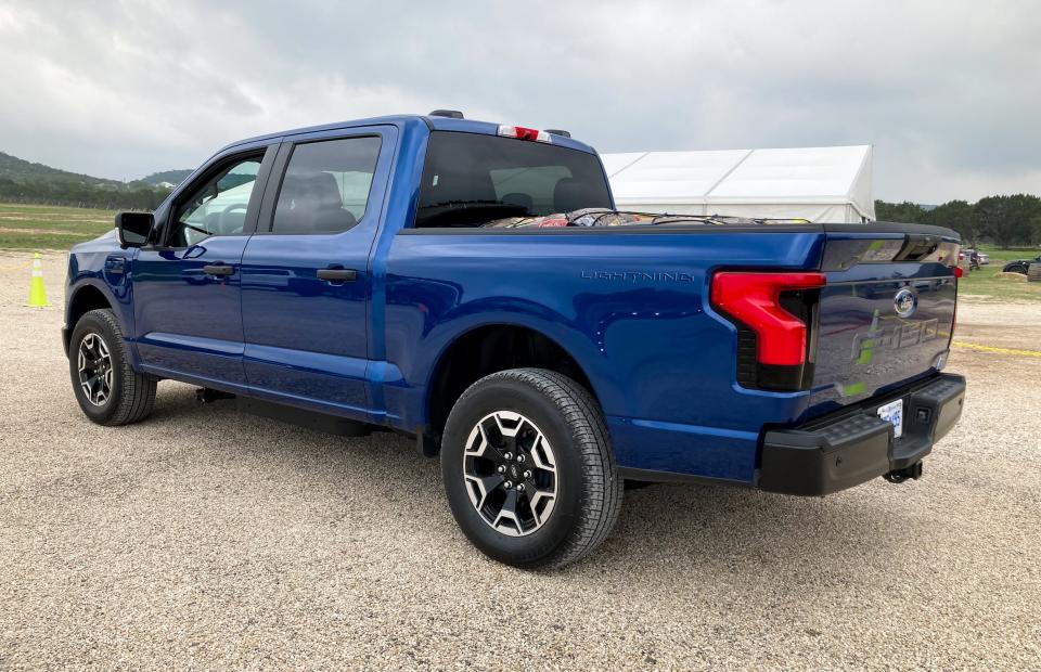 The Ford F-150 Lightning.