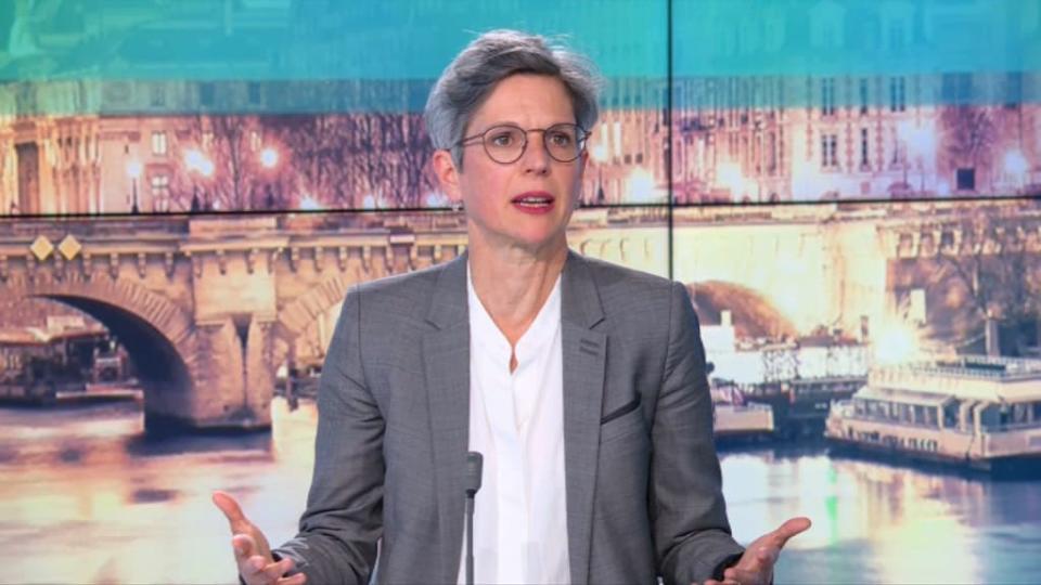 Sandrine Rousseau sur le plateau de BFMTV dimanche 22 mai 2022.  - BFMTV