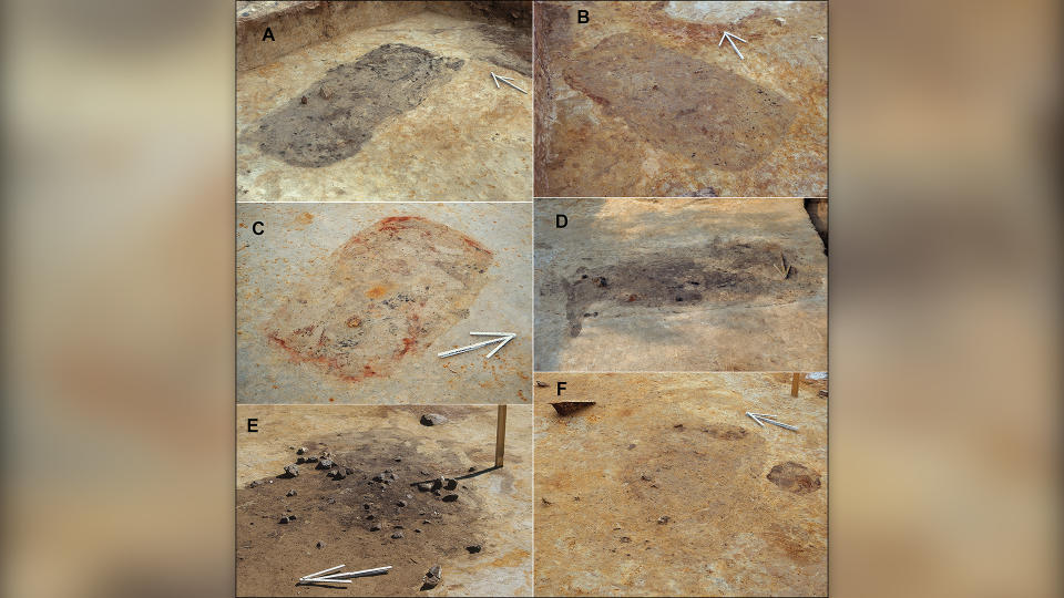 These might be the remains of burial pits from 6,500 years ago.