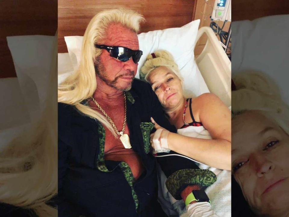 <p>Beth Chapman is home recovering from an emergency procedure over the weekend after the reality star had trouble breathing. A rep for Beth and Duane “The Dog” Chapman tells The Blast, “Beth was hospitalized Saturday due to an accumulation of fluid in her lungs. Doctors performed an emergency procedure to alleviate pressure that had built […]</p> <p>The post <a rel="nofollow noopener" href="https://theblast.com/beth-chapman-cancer-hospital-lungs/" target="_blank" data-ylk="slk:Beth Chapman Back at Home After Brief Hospitalization, Emergency Procedure;elm:context_link;itc:0;sec:content-canvas" class="link ">Beth Chapman Back at Home After Brief Hospitalization, Emergency Procedure</a> appeared first on <a rel="nofollow noopener" href="https://theblast.com" target="_blank" data-ylk="slk:The Blast;elm:context_link;itc:0;sec:content-canvas" class="link ">The Blast</a>.</p>