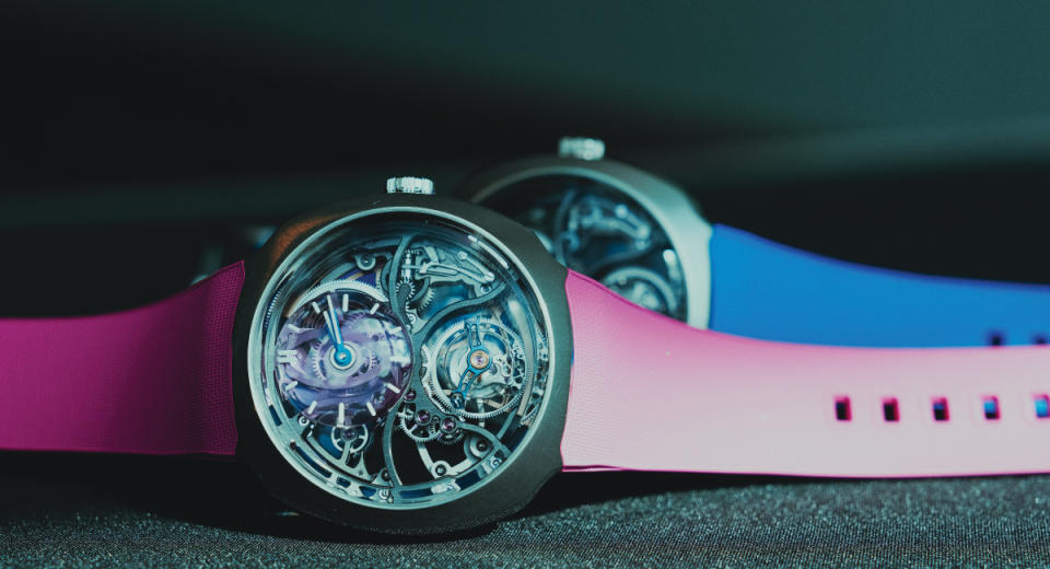 Moser Streamliner Cylindrical Tourbillon Skeleton