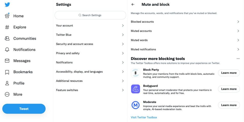 Twitter consiglierà app di terze parti per prevenire le molestie