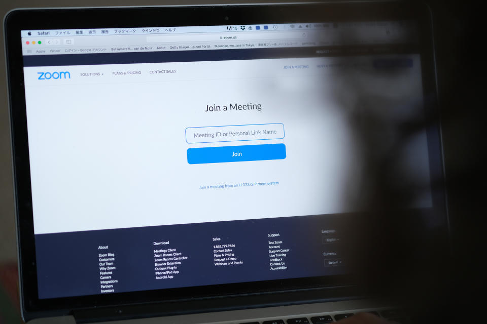 &ldquo;Zoombombing&rdquo; is the hijacking of video-teleconferencing platforms, such as Zoom, to share pornographic and/or hateful language and images. (Photo: Yuriko Nakao via Getty Images)