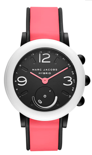 Marc Jacobs Riley Hybrid Smartwatch on Sport Silicone Strap