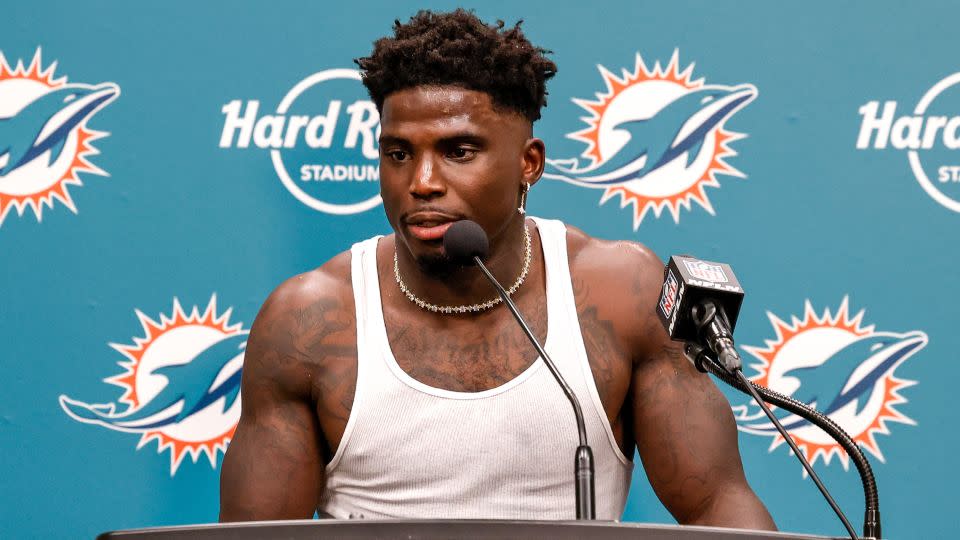 Hill said after Miami's game against the Jaguars that he was confused by his pregame encounter with police. - Don Juan Moore/Getty Images