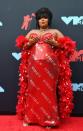 US singer Lizzo, shown her at the 2019 MTV Video Music Awards, has drawn legions of fans seduced by her unabashed message of body positivity