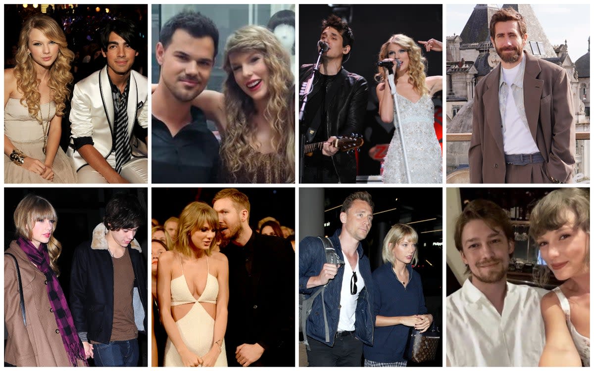 Taylor Swift has made songwriting about her exes an artform (ES Composite)