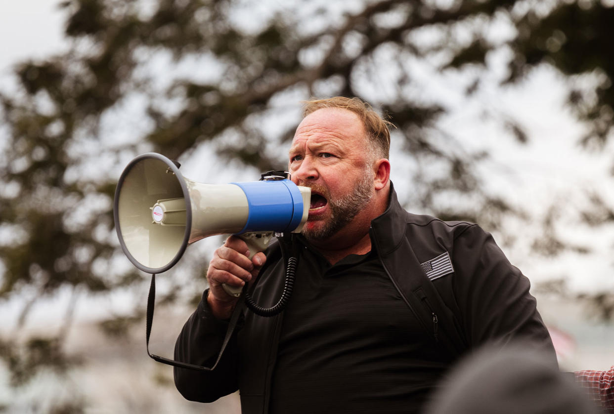 Alex Jones Jon Cherry/Getty Images