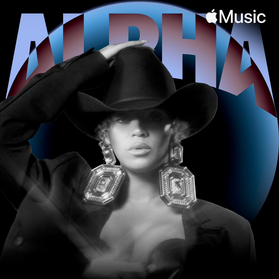 Beyoncé Knowles-Carter covers new Apple Music playlist "Alpha"
