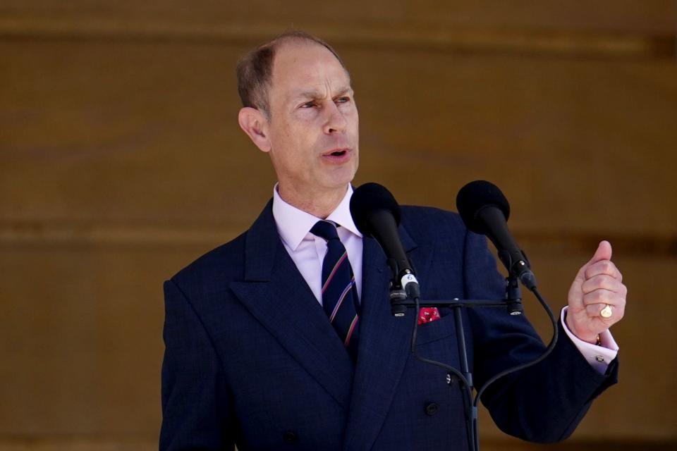 The Duke of Edinburgh addressed the General Assembly of the Church of Scotland on Saturday (Jordan Pettitt/PA) (PA Wire)