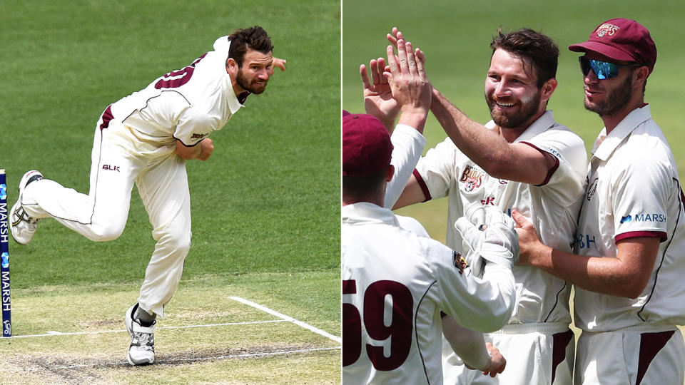 Bulls quick Michael Neser's first session spell against South Australia was something to behold. 