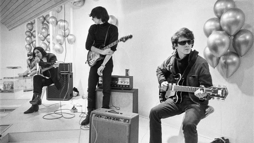 Moe Tucker, John Cale, Sterling Morrison and Lou Reed from archival photography from “The Velvet Underground”