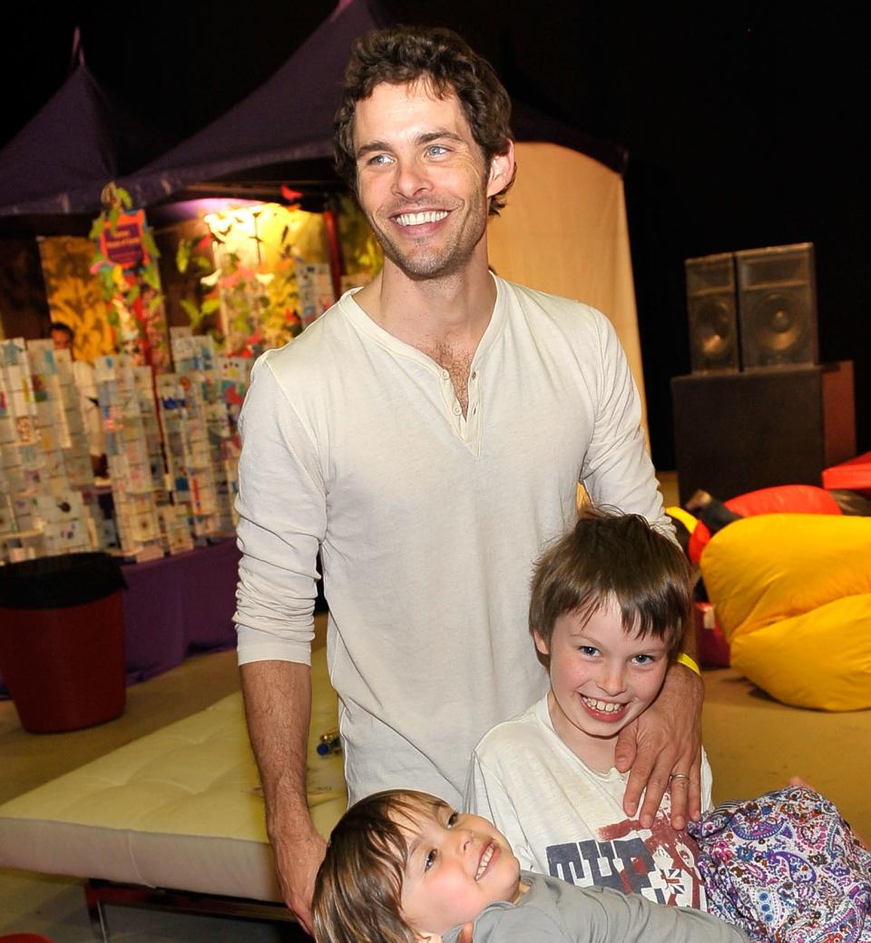 James Marsden and his children