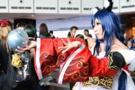 <p>Cosplayers at the Suntec Convention Centre for this year’s Anime Festival Asia Singapore. (Sharlene Sankaran/ Yahoo Singapore) </p>