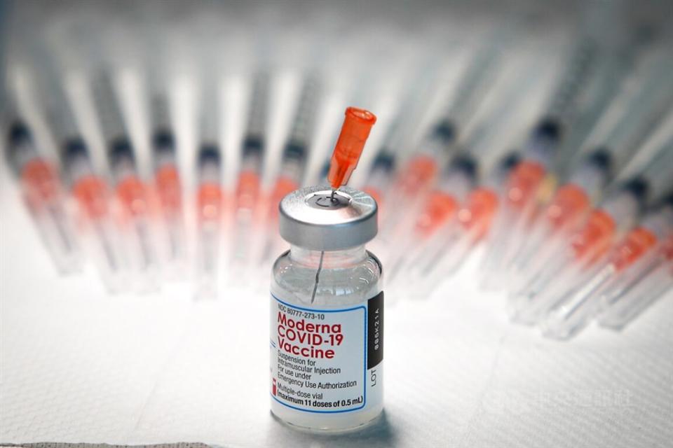 2022-08-27_美國生物技術公司莫德納26日對輝瑞/BNT提起告訴，指他們在開發COVID-19疫苗時，侵犯其專利。圖為莫德納COVID-19疫苗。（中央社檔案照片）