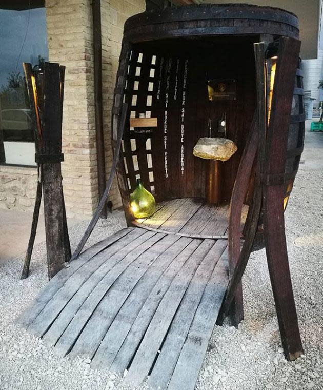 Free Wine Fountain in Italy Now Open To The Public • Winetraveler