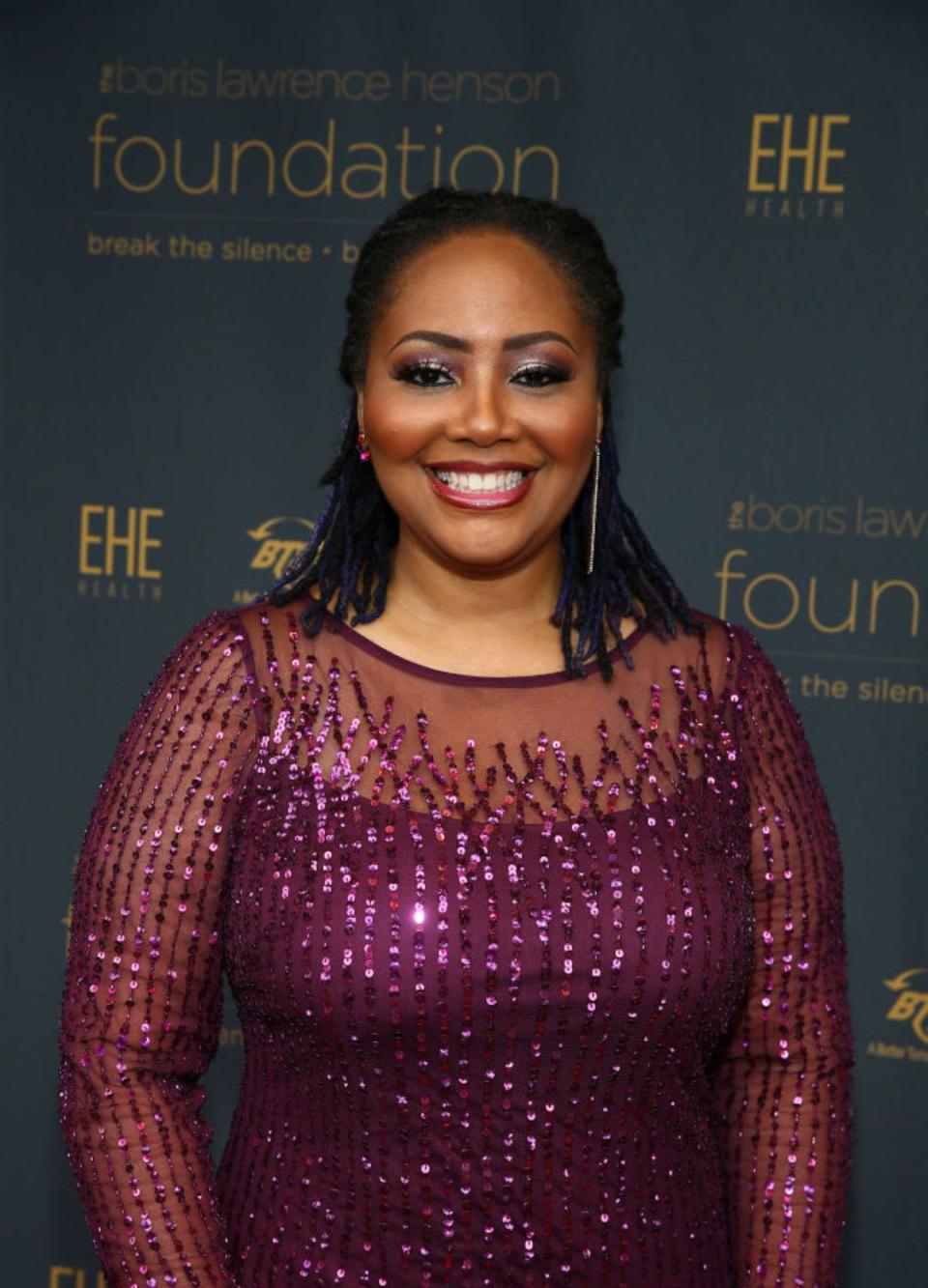 Lalah Hathaway attends The Boris Lawrence Henson Foundation Benefit Dinner in 2019