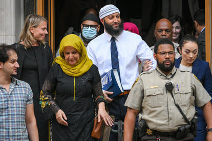 Adnan Syed leaves the courthouse