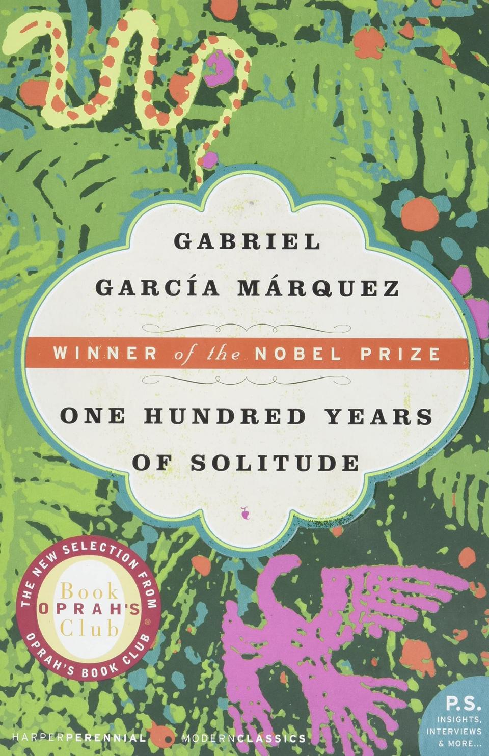 "100 Years of Solitude" by Gabriel García Márquez