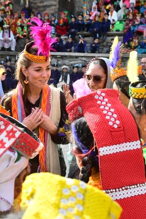 Britain's Prince William and Catherine, Duchess of Cambridge visit Pakistan