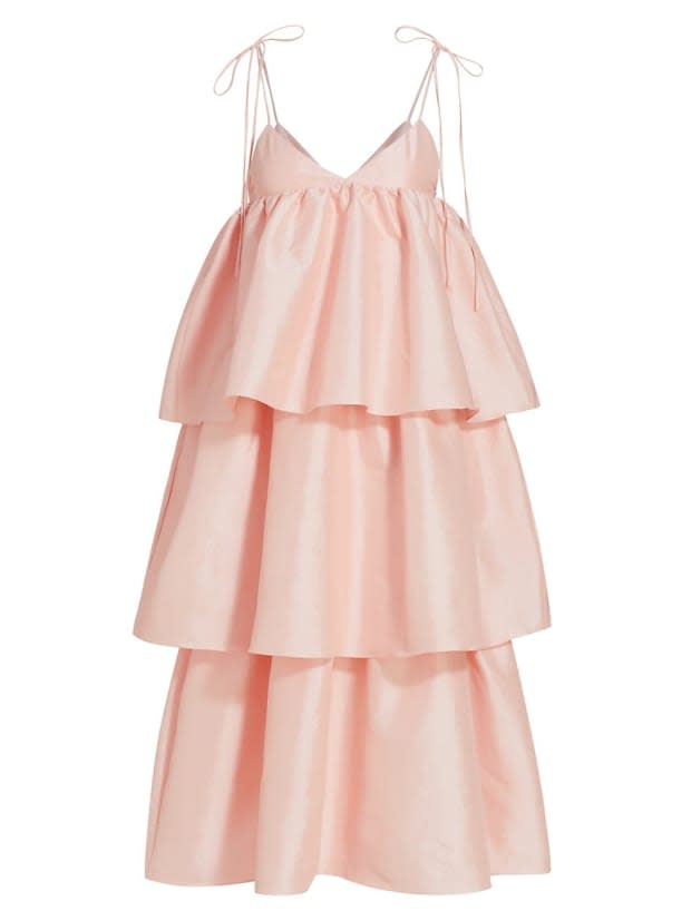 <p>Kika Vargas Liere Sleeveless Tiered Midi-Dress, $555 (from $739), <a href="https://rstyle.me/+2TQNqVTYNBtOnTh4L1pNKw" rel="nofollow noopener" target="_blank" data-ylk="slk:available here;elm:context_link;itc:0;sec:content-canvas" class="link ">available here</a> (sizes XS-L)</p>