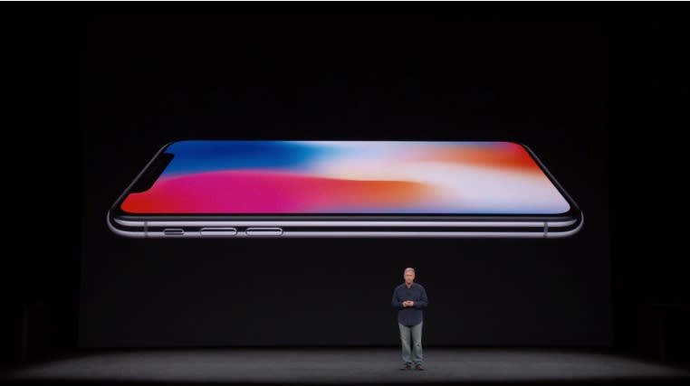 ▲iPhone X將於本月27日開放預購，並在11月3日開賣 。（圖／翻攝自蘋果發表會影片）