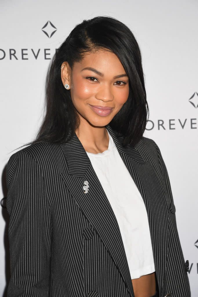 Chanel Iman's Angled Cut