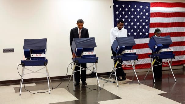 President Obama casts vote early in Chicago