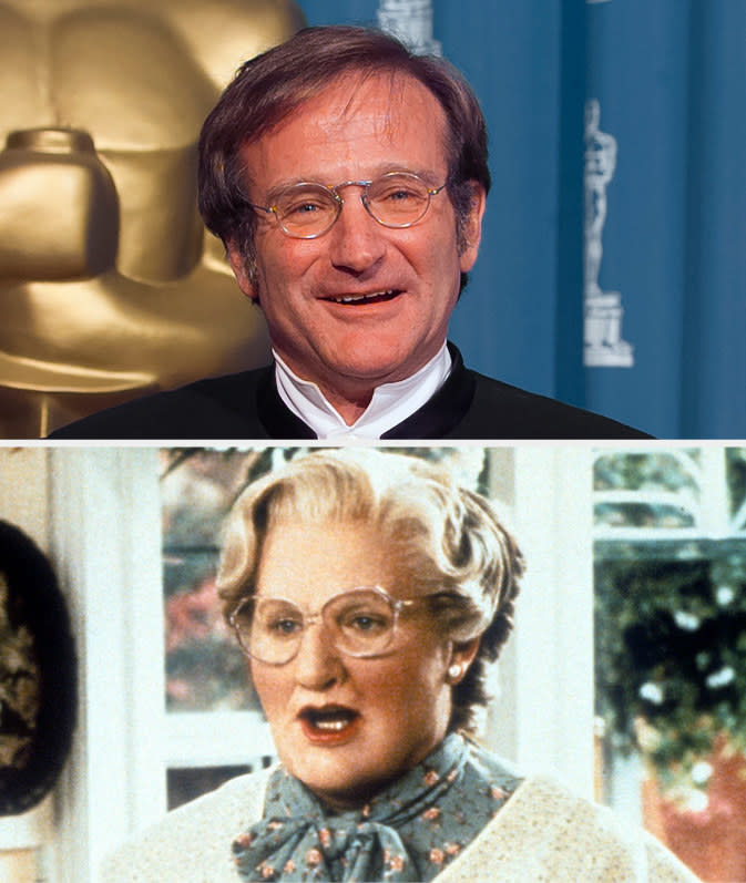 Robin Williams as Mrs. Doubtfire