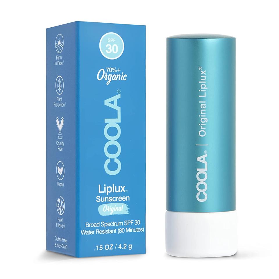 Coola Organic Liplux Lip Balm and Sunscreen with SPF 30