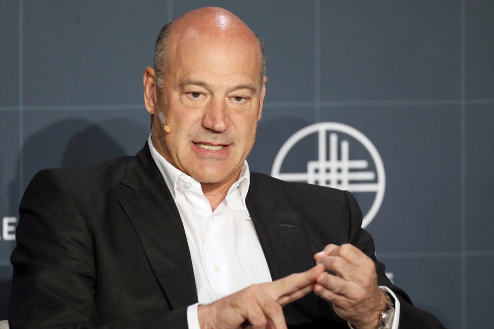 Gary Cohn, vice chairman, IBM speaks at the 2021 Milken Institute Global Conference in Beverly Hills, California, U.S. October 19, 2021. REUTERS/David Swanson