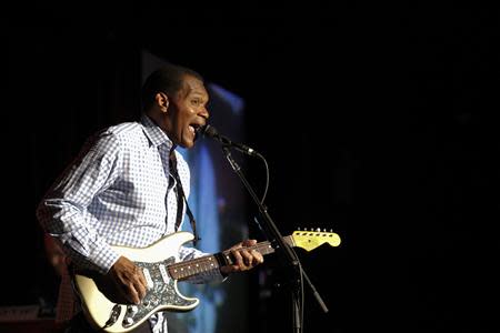 American blues guitarist and singer Robert Cray performs during a concert at B.B. King in New York in this March 29, 2014 file picture. REUTERS/Eduardo Munoz/Files