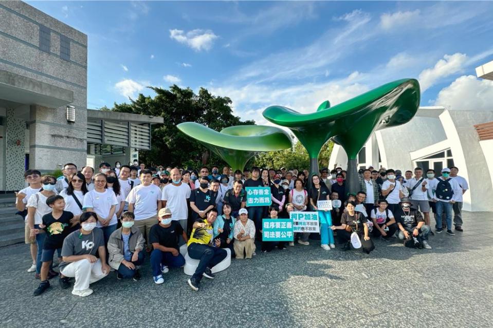 民眾黨台南市黨部捍衛柯文哲司法正義，21日舉辦台南場宣講，號召南部小草聚集。（本報資料照／程炳璋台南傳真）