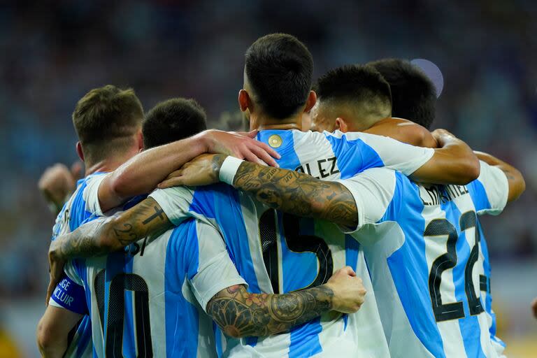 La selección argentina no tuvo el mejor partido, pero es consciente de que puede mejorar para seguir soñando con el título