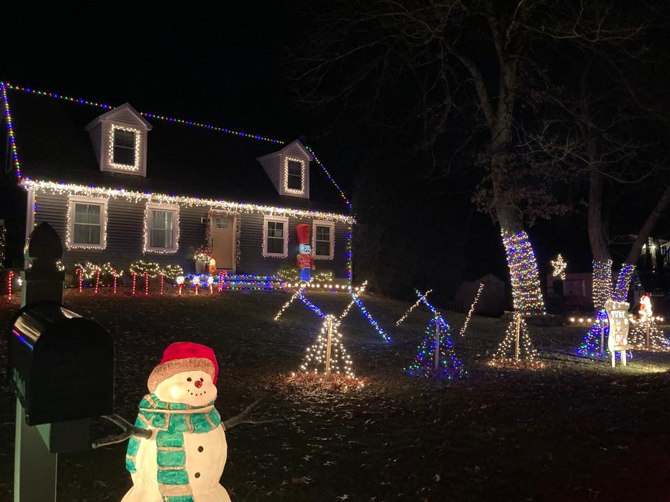 See this holiday light display at 233 Chaplin Dr., Coventry.