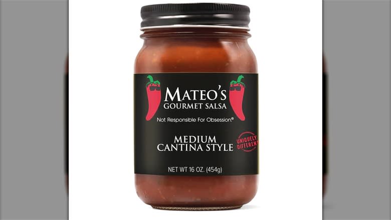 jar of Mateo's salsa