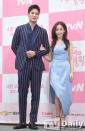 有線台tvN新水木劇《她的私生活》製作發佈會於3日在首爾舉行，主演朴敏英、金材昱和安普賢出席了活動。