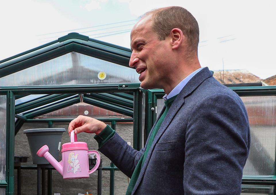 <p>The Duke of Cambridge visiting the Brighter Futures in Rhyl, Denbighshire, on Thursday</p> (REUTERS)