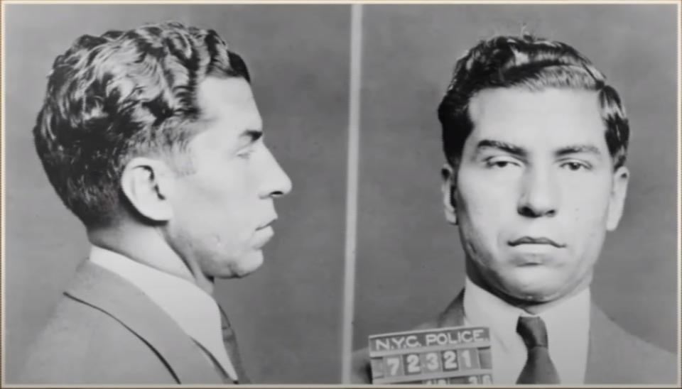 Charles “Lucky” Luciano, the famed New York City mobster. (Photo: Screenshot/YouTube.com/PBS News Hour)