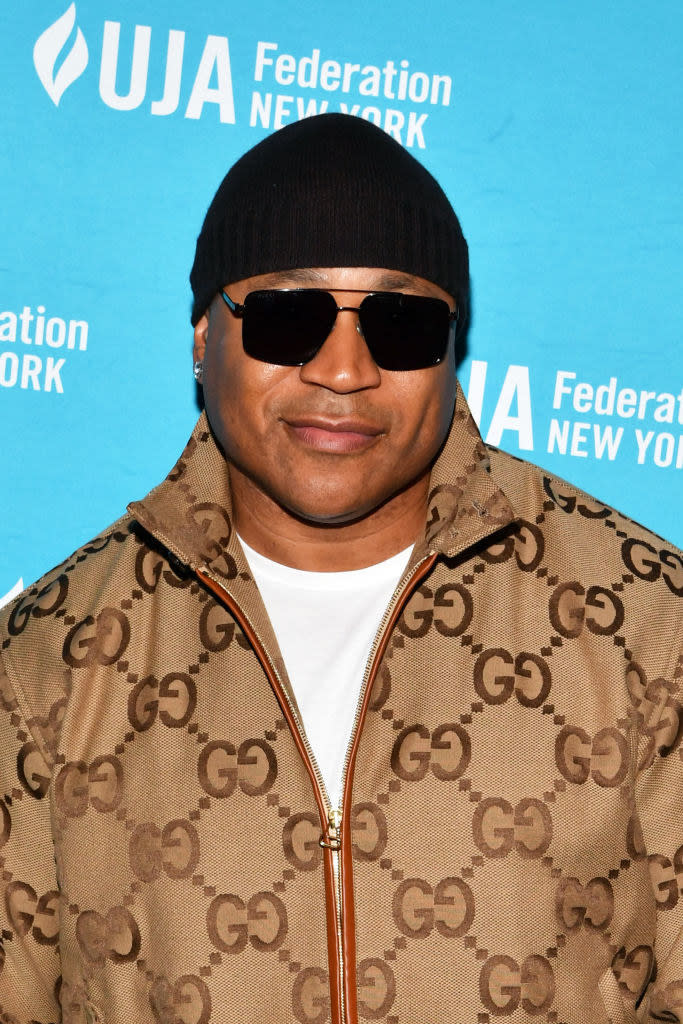 A closeup of LL Cool J