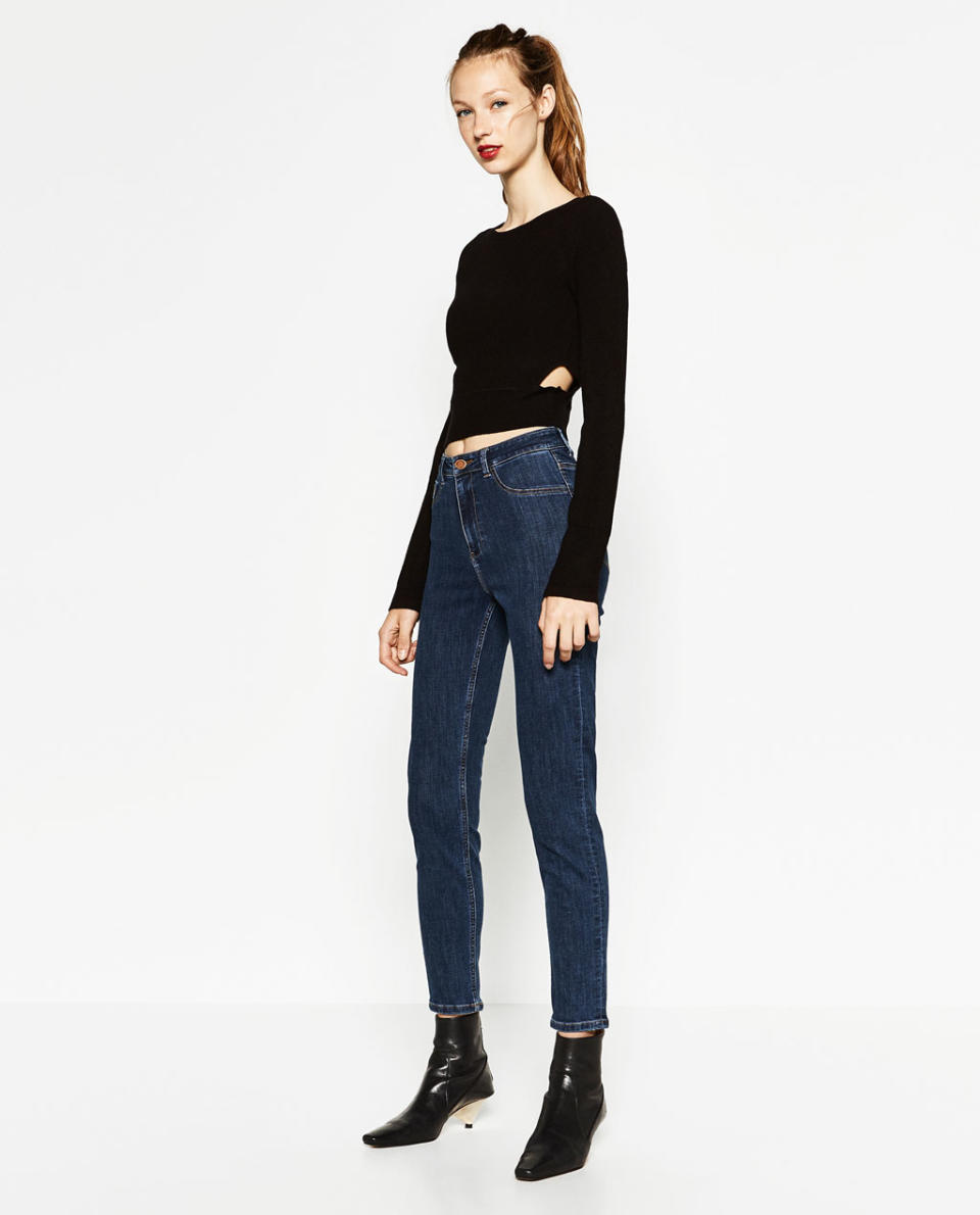 <p><a rel="nofollow noopener" href="http://www.zara.com/us/en/woman/jeans/skinny/high-waisted-jeggings-c498020p3692007.html" target="_blank" data-ylk="slk:High-Waist Jeggings, $36;elm:context_link;itc:0;sec:content-canvas" class="link ">High-Waist Jeggings, $36</a></p>