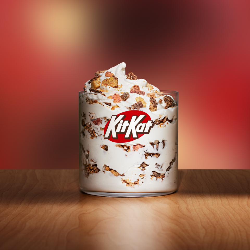The Kit Kat Banana Split McFlurry will be available at participating McDonald's restaurants nationwide while supplies last starting Wednesday, July 10.