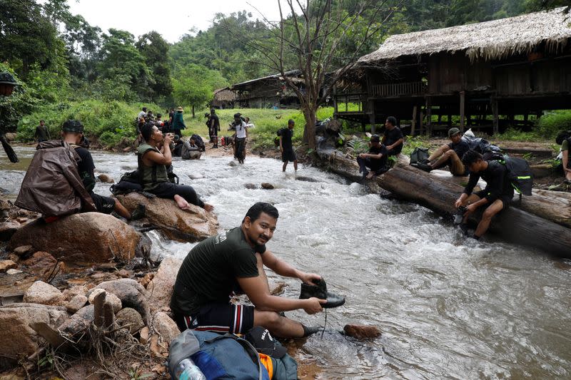 The Wider Image: In Myanmar jungle, civilians prepare to battle military rulers