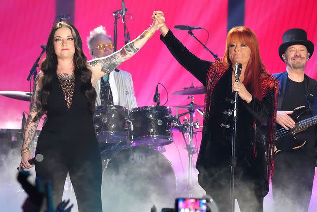 Jeff Kravitz/Getty Ashley McBryde and Wynonna Judd