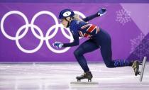 Short Track Speed Skating Events - Pyeongchang 2018 Winter Olympics - Women's 1000m Competition - Gangneung Ice Arena - Gangneung, South Korea - February 20, 2018. Elise Christie of Britain in action. REUTERS/Damir Sagolj