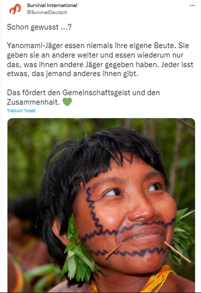 Los yanomami son “el pueblo indígena relativamente aislado más numeroso de América del Sur” (Foto: Captura Twitter)