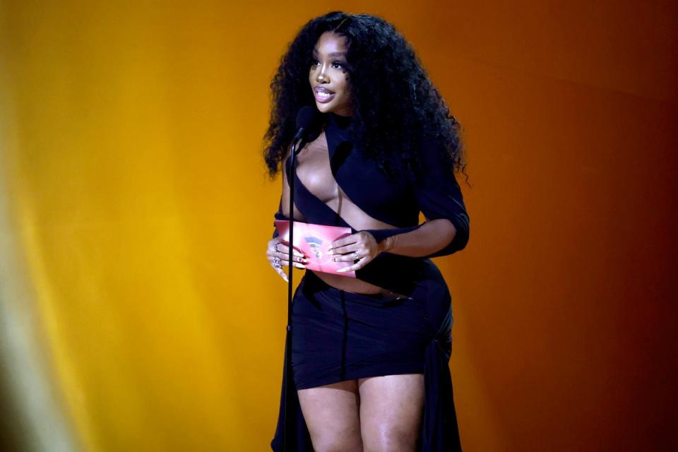 SZA could also make history at the Grammys (Getty Images)