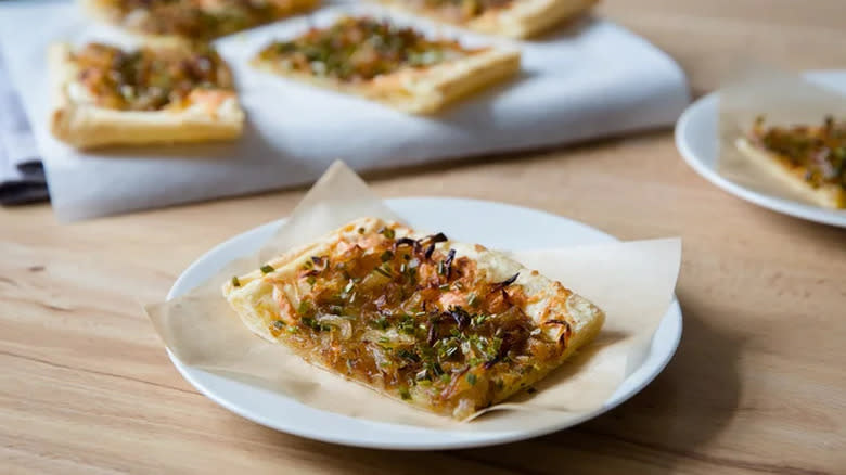 Cheesy Caramelized Onion Tart