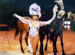 Catherine Hanneford Carden was a seventh-generation performer, starting with her family at age 5 as a ballerina on horseback.