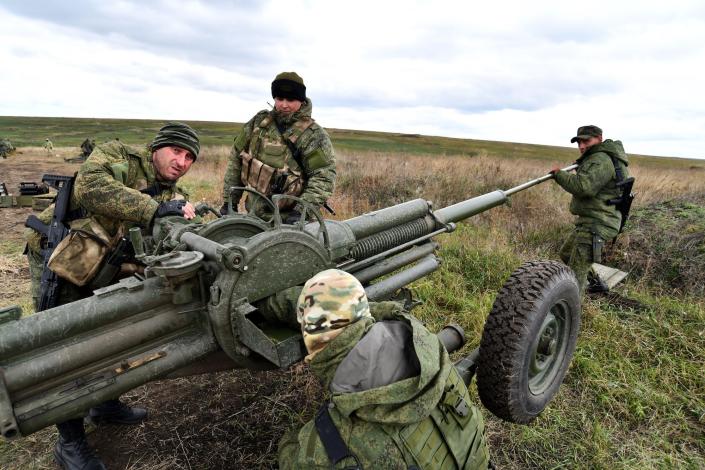آموزش نظامی سربازان وظیفه روسیه